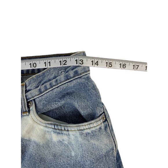 Calvin Klein Women's Classic Double Wash Distressed Jeans - Picture 4 of 7